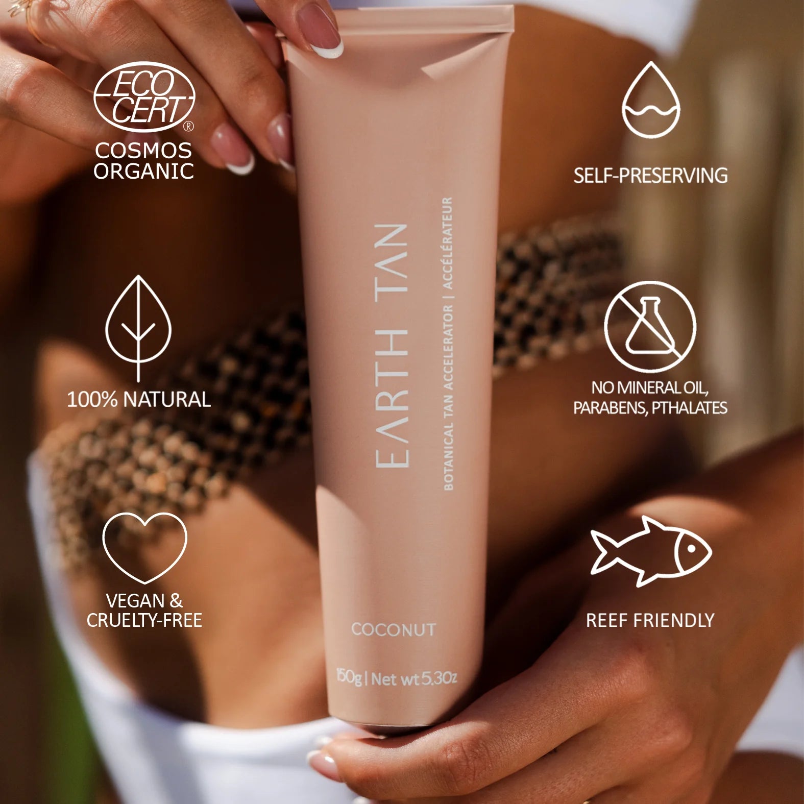 Coconut Tan Accelerator (Organic & DHA-Free)