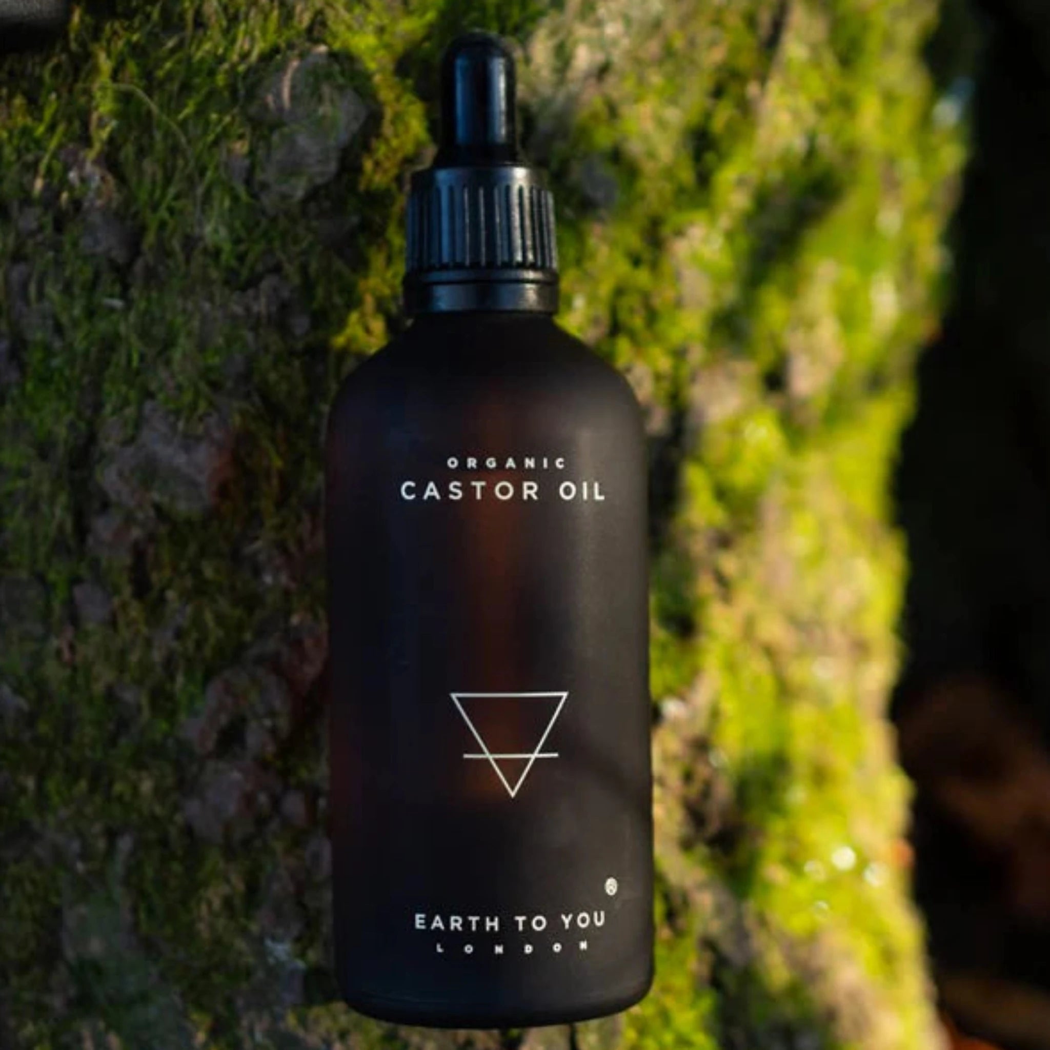 Hexane-free, cold-pressed Castor Oil, sourced from a single farm origin. Available at Vayu Living.