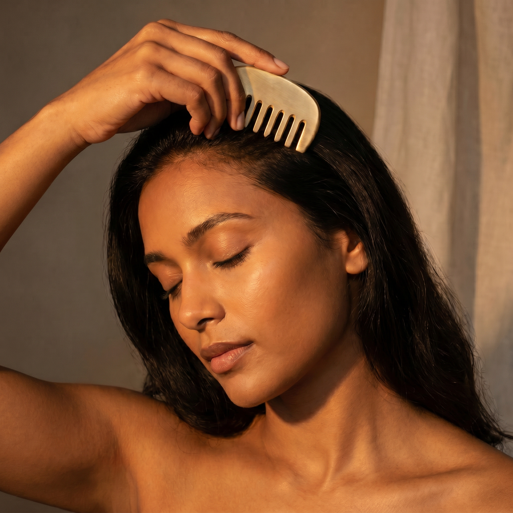 Kansa Hair Growth Comb