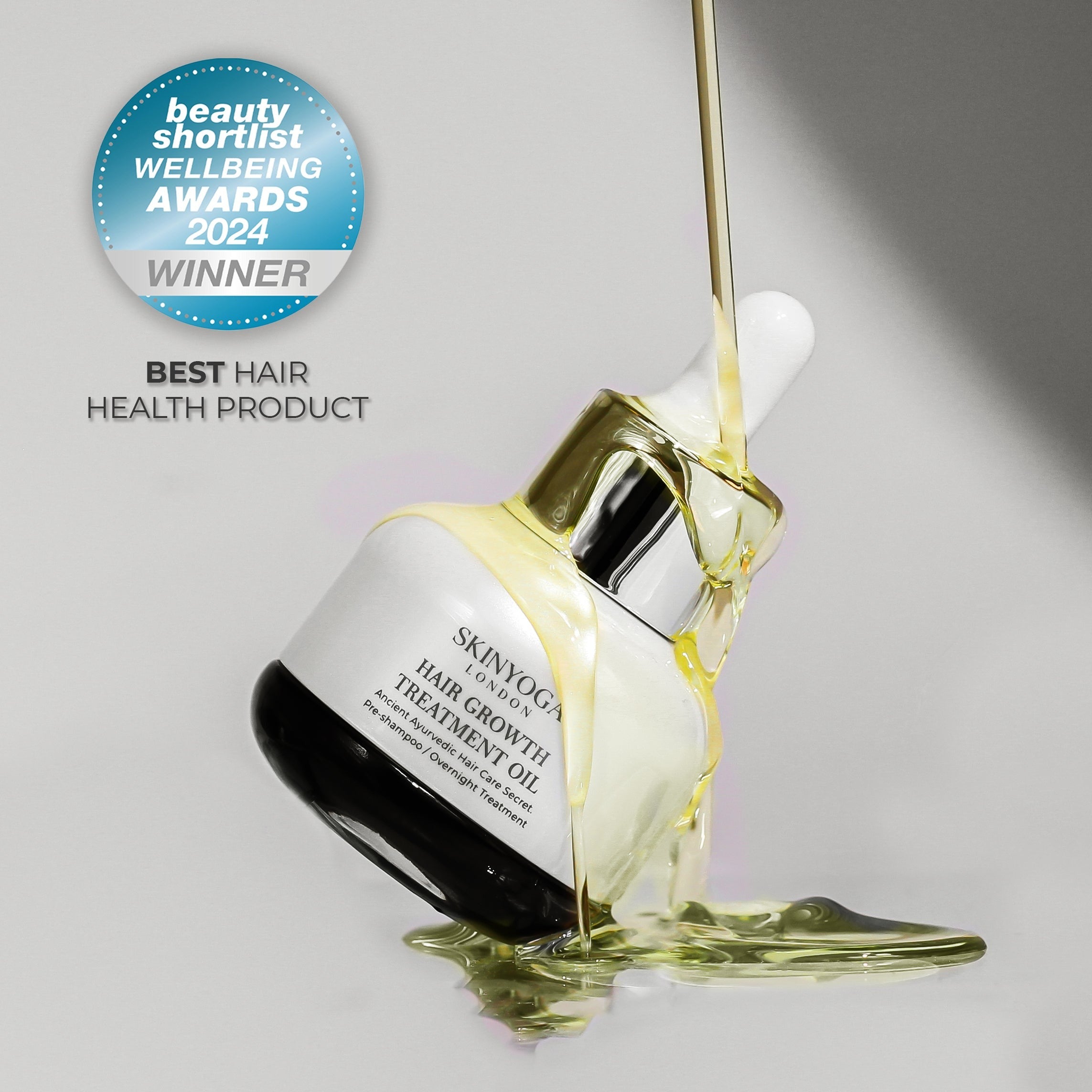 Introducing Hair Yoga Growth Treatment Oil, one of the best-kept ancient hair growth secrets. Hand-blended according to Ayurvedic tradition, it&