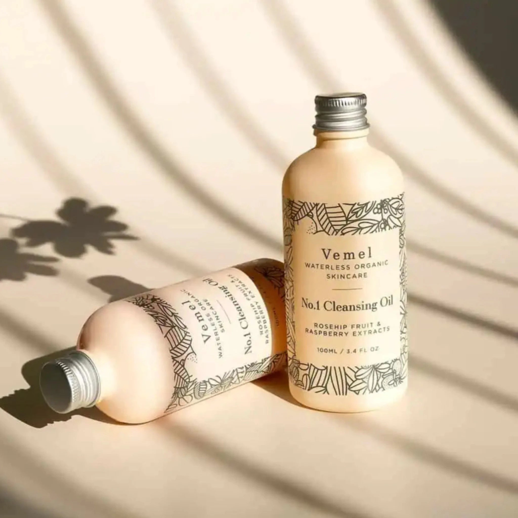 Vemel no1 Cleansing Oil. Introducing your must-have multi-vitamin and antioxidant-rich cleanser, essential for every skincare routine. Available at Vayu Living.