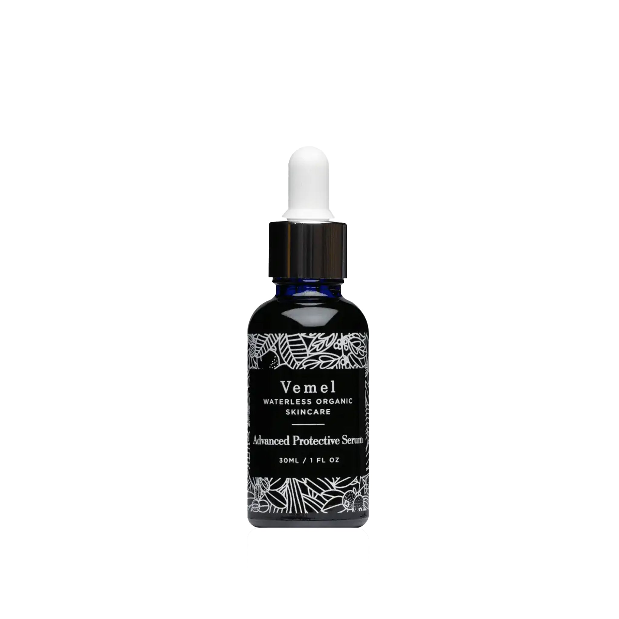 Dual action serum designed to shield your skin from blue light damage while enhancing radiance. Available at Vayu Living.