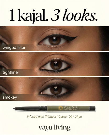 Pure Noir Kajal Ayurvedic Eyeliner