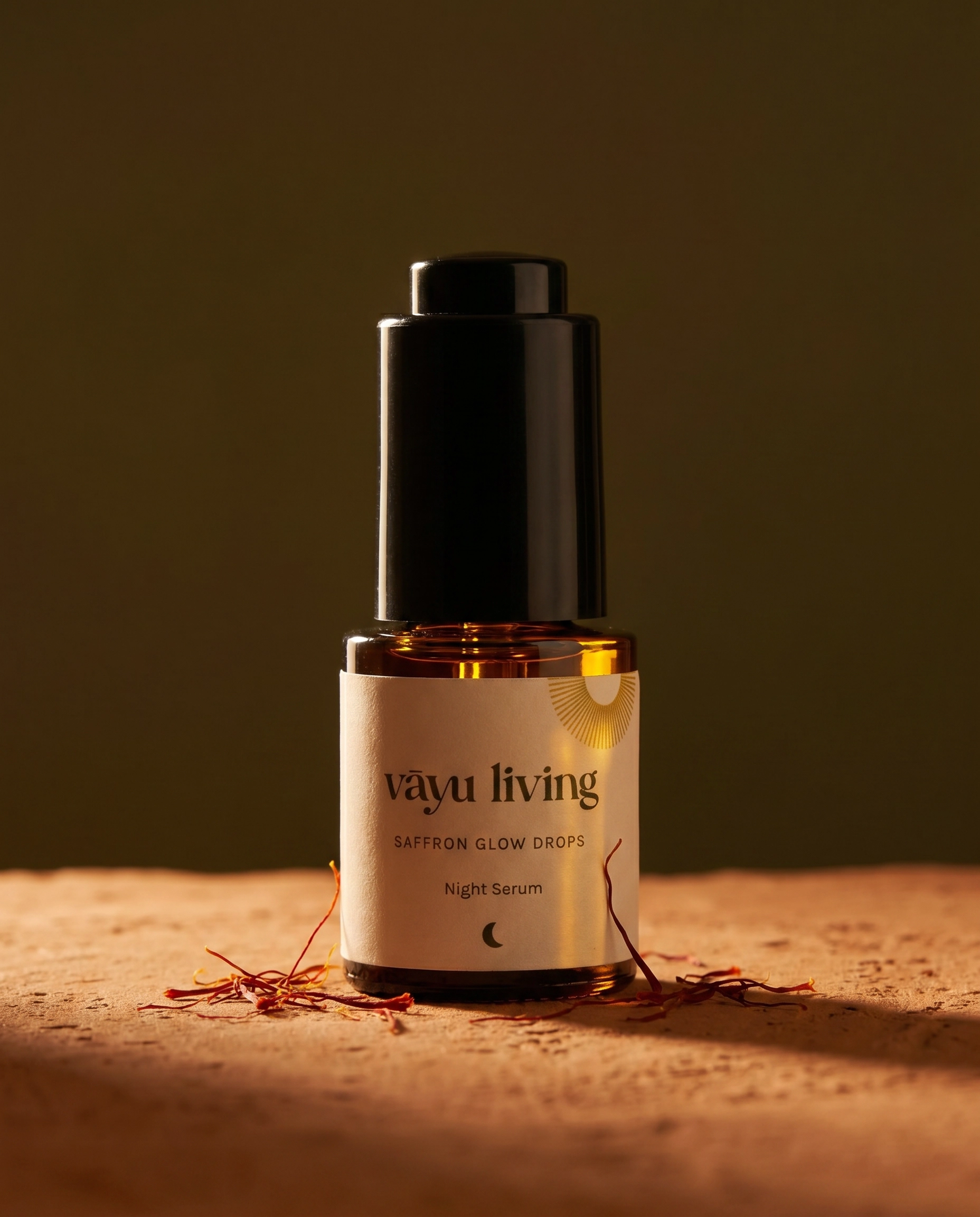 Saffron Glow Drops Night Serum (Kumkumadi Tailam)