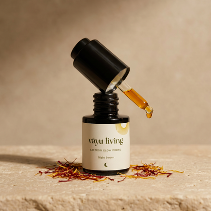 Saffron Glow Drops Night Serum (Kumkumadi Tailam)