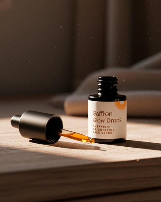 Saffron Glow Drops Night Serum (Kumkumadi Tailam)