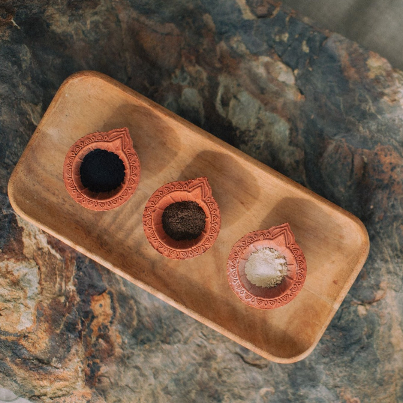 Illuminate your space with our Clay Diyas, a symbol of tradition and warmth.  Made from natural clay, these elegant Diyas provide a serene glow, perfect for festive celebrations or everyday ambiance. Available at Vayu Living.