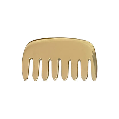 Introducing he Kansa Comb, the ultimate tool for head massage. Available at Vayu Living.