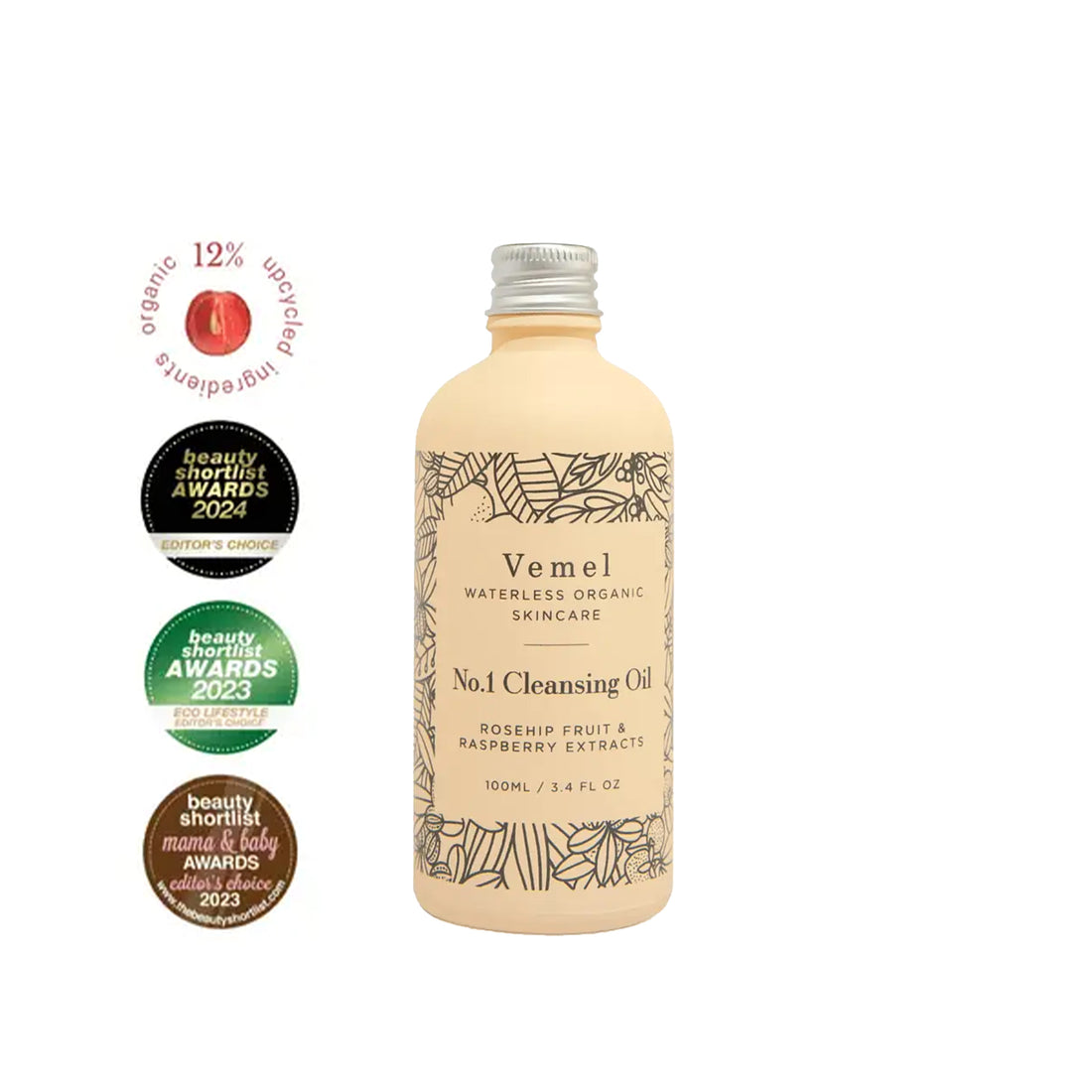 Vemel no1 Cleansing Oil. Introducing your must-have multi-vitamin and antioxidant-rich cleanser, essential for every skincare routine. Available at Vayu Living.