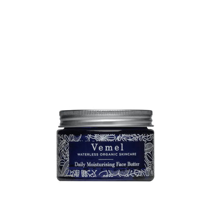 Vemel daily moisturising treat blended with 100% natural and organic certified ingredients. Available at Vayu Living.